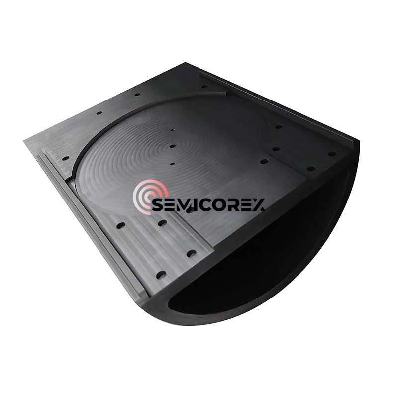 SiC लेपित हाफमून भाग